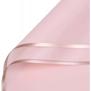 20 Feuilles Papier D'emballage De Fleurs, Imperm&eacute;able Papier De Soie M&eacute;tallique, Semi-Permeable D&eacute;coupage Papier De Soie Flower Wrapping Paper, Papier De Soie Cadeau Pour No&euml;l, Mariages (Rose) - Neuf