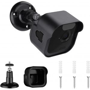 Bo&icirc;tier de Protection Support Mural pour Cam&eacute;ra Support de Cam&eacute;ra Mural Rotation &agrave; 360&deg; et le R&eacute;glage,Housse de Protection aux intemp&eacute;ries Compatible avec Blink Int&eacute;rieure Ext&eacute;rieure - Neuf