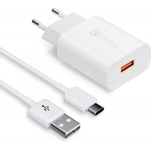 KALANKA-Chargeur Type C Charge Rapide pour Samsung Galaxy S22 S21 S20 S10 S9 S8 Puls, Note 9/8, Z Filp3, A04S A05S A13 A14 A15 A21S A25 A33 A34 A40 A50 A51 A53 A55 A71 M54 M34 M14 5g, avec 2m C&acirc;ble U - Neuf