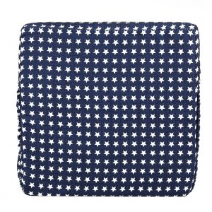 Coussin Rehausseur De Chaise De Salle A Manger Reglable Pour Chaise Haute Pour Enfant, Etoile Bleue 32 X 32 X 8 Cm - Neuf