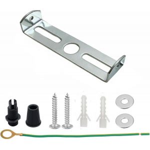 Support De Plaque De Plafond Pour Luminaire Montage De Rosace De Plafond Plaque De Support De Plafond De 75mm Avec Accessoires Pour Base De Lampe De Lustre De Bureau À Domicile - Neuf