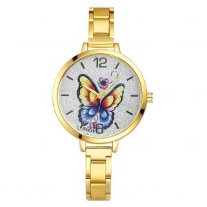 Gaiety Femmes Mignon Belle Cadran Bracelet En Alliage Fin Montre &Agrave; Quartz Montre Analogique Robe Montre-Bracelet (Or) - Neuf