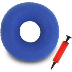 Kalanka-Tdcq Coussin Gonflable En Anneau,Coussin D Assise Gonflable, Coussin Rond Gonflable,Hémorroïdes Coussin,Donut Coussin (Bleu) - Neuf