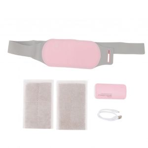 HJLIAN Ceinture chauffante electrique a infrarouge lointain, 3 niveaux de temperature reglables, avec batterie - Neuf