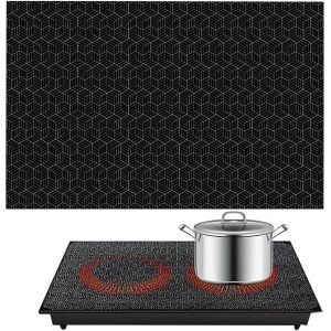 AYUHR-Tapis Plaque Induction - Tapis De Protection Plaque Induction - 52 X 78 Cm, Couverture MagnéTique à Induction RéUtilisable Et RéSistante à La Chaleur Pour Les Panneaux à Induction - Neuf