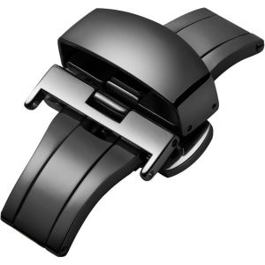 Montre Boucle Deployante Fermoir Pour Bracelet De Montres En Acier Inoxydable Polissage Remplacement En Or,Or Rose,Argent,Noir-12mm,14mm,16mm,18mm,20mm,22mm.[U3697] - Neuf