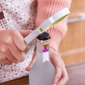 Hjlian 1 Ouvre-Bouteille Multifonction 3 En 1 Pour Bouteilles De Biere Et De Boissons (Vert) - Neuf