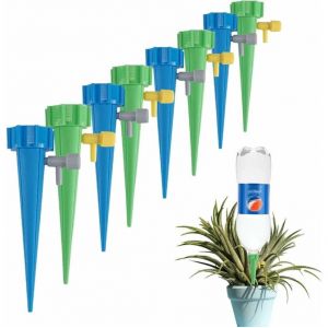 Lot de 24 bouteilles d'arrosage automatique avec valves pour jardin, maison, intérieur et extérieur - Neuf