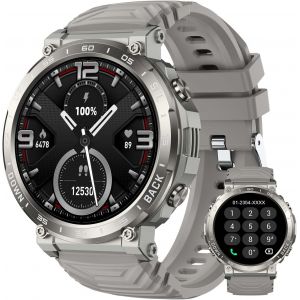 Montre Connectée Homme,Montre De Sport Étanche,110+ Modes Sportif,Podometre,24/7 Cardiofrequencemetre/Spo2/Sommeil,Mot De Passe,Appel Bluetooth,1.52"" Montre Sport Homme Pour Android Ios - Neuf