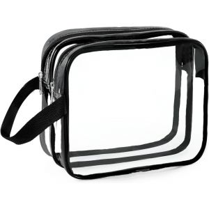 MAA-Trousses de toilette transparentes, Noir-double, Trousse de toilette - Neuf
