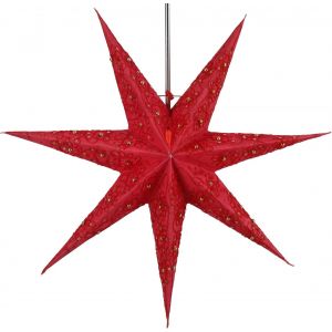 Jgd-&Eacute;toile De Papier Pliable Et Lumineuse De L`Avent, &Eacute;toile De No&euml;l De 60 Cm - Platon 7 Rouge, &Eacute;toiles En Papier - Multicolores - Neuf