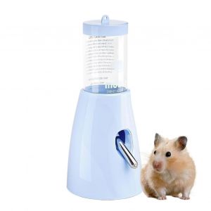 Bouteille D'eau Pour Hamster Avec Support 80 Ml, Abreuvoir A Fond Ouvert Pour Chinchilla Et Petits Animaux - Neuf