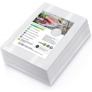 Sacs Sous Vide Alimentaire 50 Sacs 20x30cm Sachet Sous Vide Alimentaire, Convient à Toutes les Machines D'étanchéité Sous Vide, pour la Conservation des Aliments et la Cuisson, sans BPA - Neuf