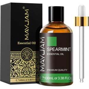 High Quality Spearmint Essential Oil 100ml For Diffuser,Humidifier,Diy,Home,Wardrobes - Neuf