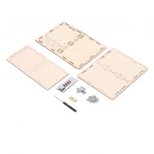 XYONG Coffre-fort en blocs de construction, jouet a monter soi-meme, tirelire, serrure codee, modele cadeau pour enfants - Neuf