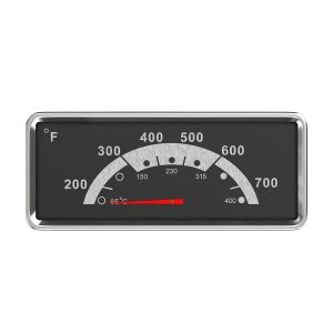 Thermometre de BBQ 3.6 Pouces Remplacement Nexgril 720-0898 720-0830A 720-0882A, Thermometre de Gril en Acier Inoxydable Kenmore 148.23683310 146.23673310 119.16144210 139.34172410 - Neuf