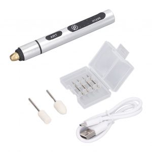 XYONG Mini meuleuse electrique rechargeable CW CCW, 3 vitesses, outil de meulage rotatif avec batterie integree - Neuf
