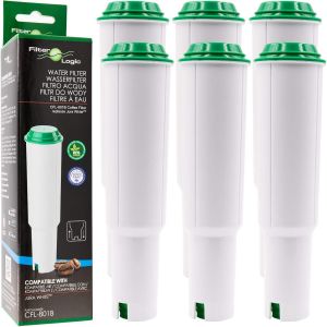 6X Cfl-801B - Cartouche Filtrante Remplace Jura Claris White 60209/68739 / 62911 Pour Machine Automatique &Agrave; Caf&eacute; - Achet&eacute;es Avant 10-2009 - Filtre &Agrave; Eau Claris Blanc - Neuf