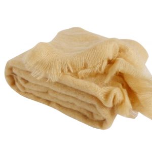 Plaid En Laine Mohair Tr&egrave;s Douce - Neuf