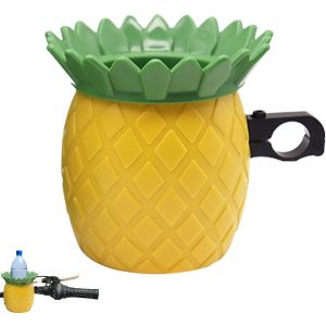 Porte-Bidon De V&eacute;lo - Ananas - Porte-Bidon De V&eacute;lo Thermos Pour Guidon, Support De Rangement R&eacute;sistant Aux D&eacute;chirures Pour Tasses, Mugs Et Canettes - Neuf