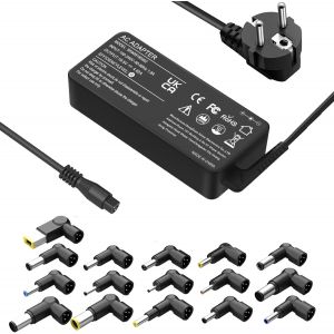 Universal Laptop Charger 90W with 16 Tips AC Adapter Compatible with HP Len-ovo Acer ASUS IBM Samsung Toshiba Sony Gateway Notebook Ultrabook Chromebook - Neuf