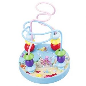 Mini Labyrinthe En Bois Avec Perles Pour Enfant, Jouet Pour Bébé De 1, 2 Et 3 Ans, Puzzle, Boulier-11 - Neuf