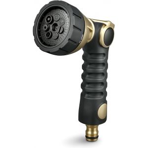 Ulteronixshop-Buse pour tuyau d'arrosage &iquest; t&ecirc;te de pulv&eacute;risation avec 7 modes &iquest; Douche de jardin avec fonction rafra&icirc;chissante &iquest; Douche avec raccord rapide et adaptateur en laiton &iquest; Douchette inoxyda - Neuf