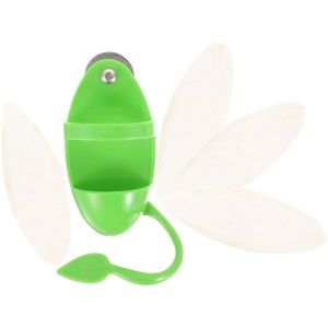 Mangeoire Pour Perroquets De Qualité Supérieure Avec Os De Seiche ¿ Support En Plastique Durable Pour Oiseaux ¿ Idéal Pour Les Perroquets, Les Tigrés Et Les Pivoines - Neuf