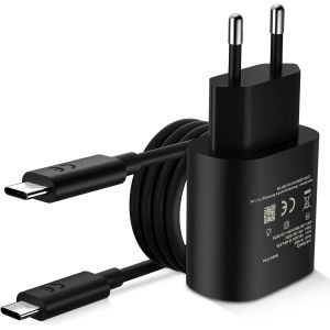 JGD-Chargeur USB-C et c&acirc;ble pour Nokia 3210 4G 235 4G Nokia G21 G20 XR20 5G XR21 G60 G50, charge rapide 18W adaptateur 1m pour Moto G Stylus G Power RAZR 2 G42 G31 G51 G22 - Neuf