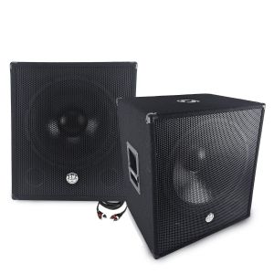 Caissons de basses Subwoofer 18" passif BM SONIC BMS-SUB18-P - 2x1000W Max - Boomer 46cm - Speakon + Jack 6,3 mm + fiche Bananes - Neuf