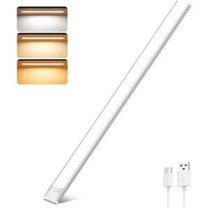 Subzonal-Lampe Placard, 30000k/4000k/6500k Dimmable Eclairage Led Rechargeable Usb Interieur Placard Sans Fil, Magn&eacute;tique Lampe Led Detecteur Mouvement, Lumi&egrave;re Led Pour Armoire Escalier Cuisine Coul - Neuf