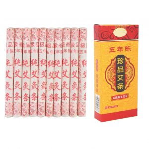 Lot De 10 Batonnets De Moxa Traditionnels 10:1 Pour Therapie Par Moxibustion Et Massage, Soins De Sante (Blanc) - Neuf