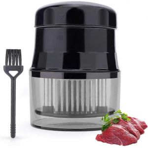 Attendrisseur de viande,attendrisseur de viande 56 lames en acier inoxydable,outil de cuisine professionnel,outil pour b?uf,steak,poulet - Neuf