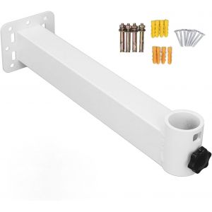 LETNERNY-Support De Toit Pour Poteau Mural &Agrave; Kit De Support Sur Poteau L, Adaptateur De Tuyau Satellite Internet Pour Parabole Rectangulaire V2 - Neuf