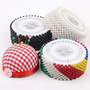 (Blanc) De L'ensemble Des 480 Épingles De Couture, Perle Tête De Broches Épingles Droites Droites, Épingles À Tête Ronde Broches Pour L'artisanat, La Couture Diy - Neuf