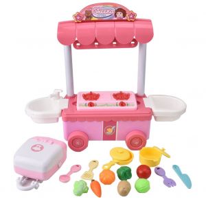 Ensemble de jouets de cuisine pour enfants, simulation de scenes de cuisine, mini ustensiles de cuisine - Neuf