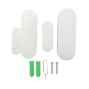 Detecteur de porte/fenetre intelligent, alarme de securite sans fil, capteur de porte ouvert, capteur de contact pour maison/bureau, compatible ZigBee 3.0 - Neuf