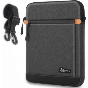 Etui Pour Tablette 9-11 Pouces, Sac De Travail Pour Homme Compatible Avec Ipad Pro 11 M2 2023-2018, Sac À Bandoulière Pour Homme En Polyester, Gris Foncé - Neuf