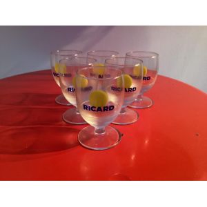 Ricard Lot De 6 Verres Ballon 17cl Neuf En Carton - Neuf