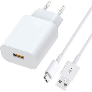 KALANKA-Chargeur Rapide pour Samsung Galaxy A15/A55/A05S/A34/A35/A25/A14/A23/A32/A04S/A12/A13/A21S/A20e/A41/A42/A54. Chargeur und 1.5 Meter USB C Cable - Neuf