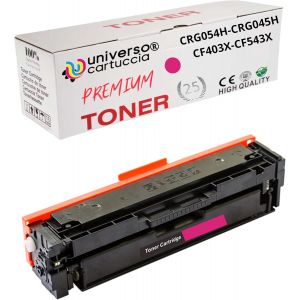 ERYI-® Toner Universel Compatible Avec Canon Crg-054H Et Crg-045H Et Toner Universel Compatible Avec Hp Cf403X Cf403A - Cf543X Cf543A Haute Capacité (Magenta) - Neuf