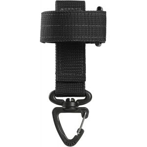 Boucle De Rangement Pour Corde D'escalade, Porte-Cl&eacute;s, Gants De Pompier Robustes, Sangle De Fixation, Ruban D'interception, Boucle De Corde D'escalade, Porte-Gants, Noir - Neuf