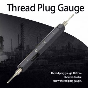 Jauge de filetage en acier, outil manuel de mesure de haute qualite M1*0,25 - Neuf