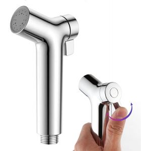 Pulvérisateur de Bidet à MainDouchette à Main Bidet Douchette WC Pulvérisateur Réglable Douche de Toilette Portatif pour Bidet pour Hygiène PersonnelleSoins de Nettoyage - Neuf