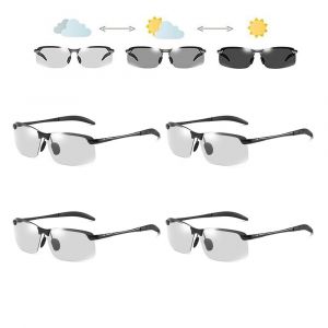 Lot De 4 Lunettes De Soleil Polaris&eacute;es Photochromiques Pour Femmes - Lunettes Enveloppantes Pour Une Protection Optimale En Ext&eacute;rieur - Neuf