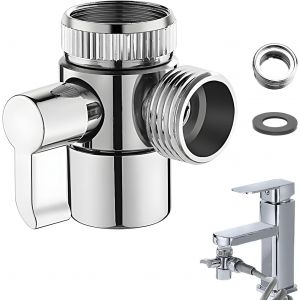 Vanne 3 Voix DoucheLivr&eacute; Avec 2 JointsInverseur pour DoucheRobinet Inverseur Diverter M22 x M24 RechangeVa Parfaitement Dans Notre Salle de BainLa CuisineLe Lave-Linge&Eacute;vier - Neuf