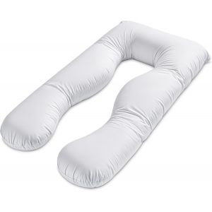 Housse De Coussin De Grossesse 135cm ¿ Oreiller De Maternité Et Corps Parfait Pour Dormir Sur Le Côté Et Soulager Le Dos Coussins Idéal Pour Femme Enceinte En Forme De U - Neuf