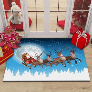 Paillasson De No&euml;l Tapis De D&eacute;coration Pour Une Utilisation Int&eacute;rieure Et Ext&eacute;rieure - Neuf