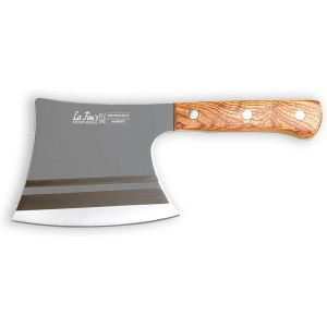Mevronisshop-Couperet, 0,9 Kg Couteau De Boucher Pour Hacher Les Os, Inoxydable, Manche En Bois Massif - Neuf
