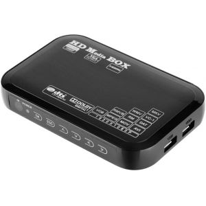 CHECARZHN--NO1-Media Box Lecteur Multimédia Vidéo Full Hd 110-240 V 1080 P Pr En Charge De Tous Les Types Hd, Prend En Charge Usb Mmc Rmvb Mp3 Avi Mkv (Eu) - Neuf